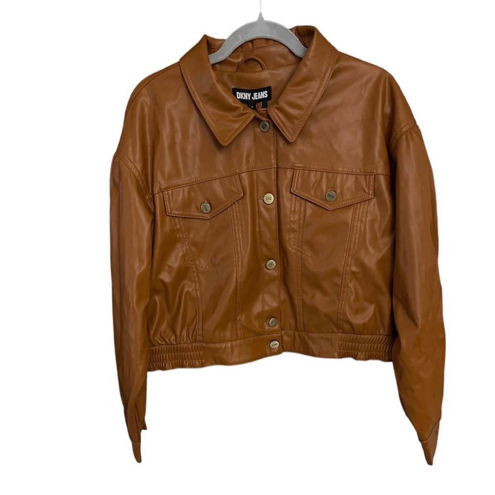 DKNY JEANS Women’s Faux Leather Jacket New With Tag